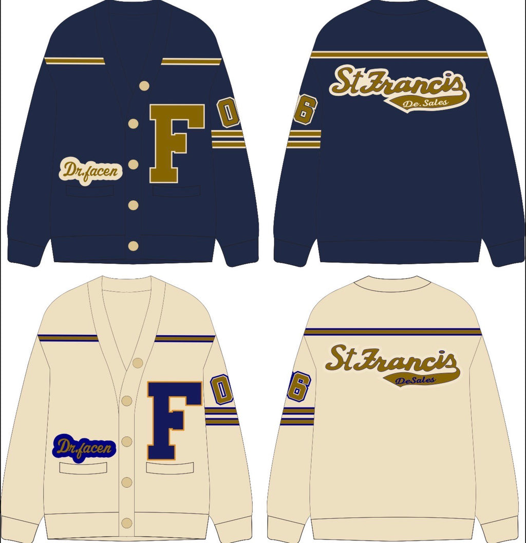 Custom Cardigan St Francis De Sales Sweaters
